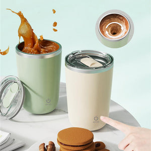 Discover the Magic of the Automatic Self Stirring Stainless Steel Mug