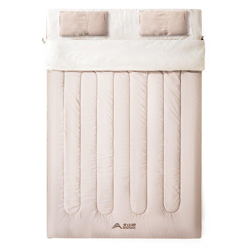 Double Camping Sleeping Bag Thickened Cold Protection Sleeping Bag