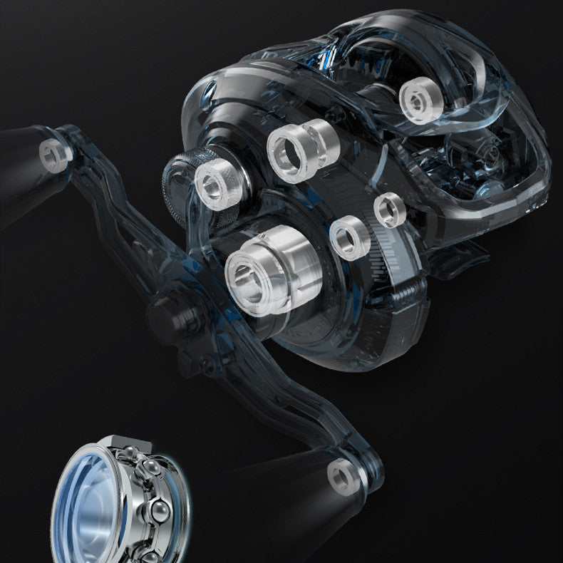 Bait Casting Fishing Reel Black Pit Micro Fishing Wheel
