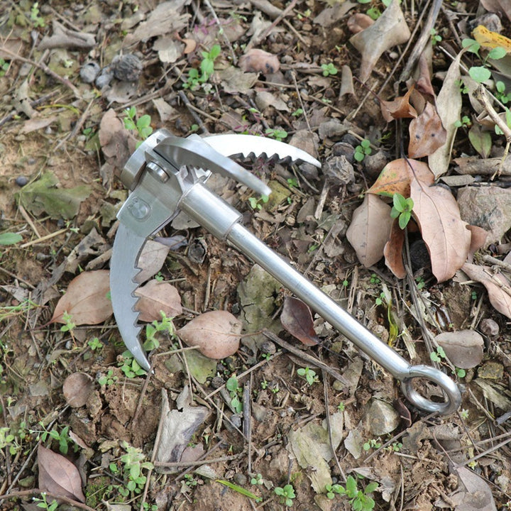 Outdoor Stainless Steel Tiger Claw Climbing Hook Survival Tool