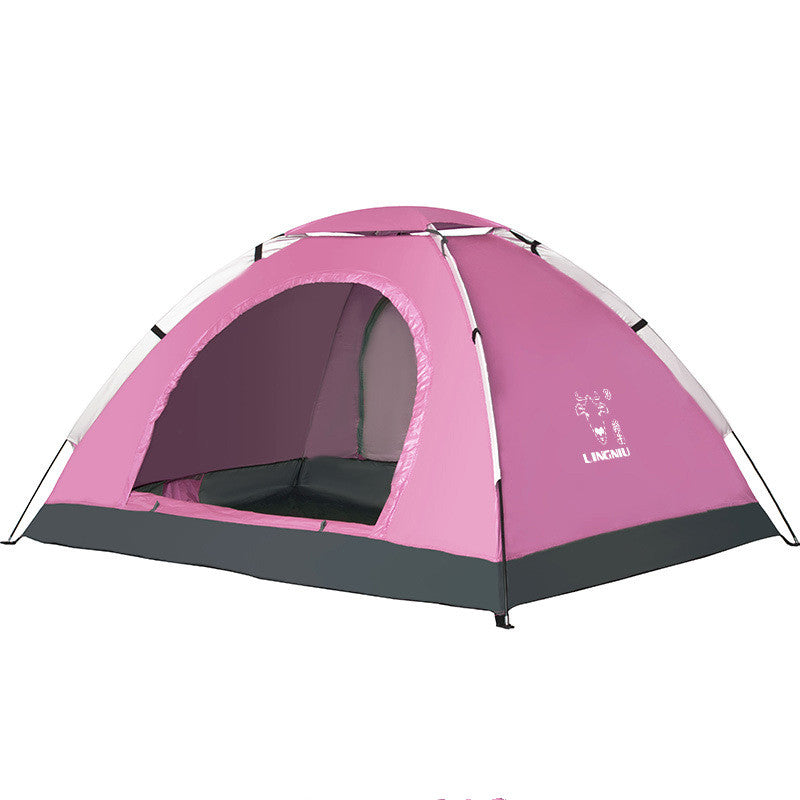 Single Layer Camping Tent Outdoor Beach Hiking Tent