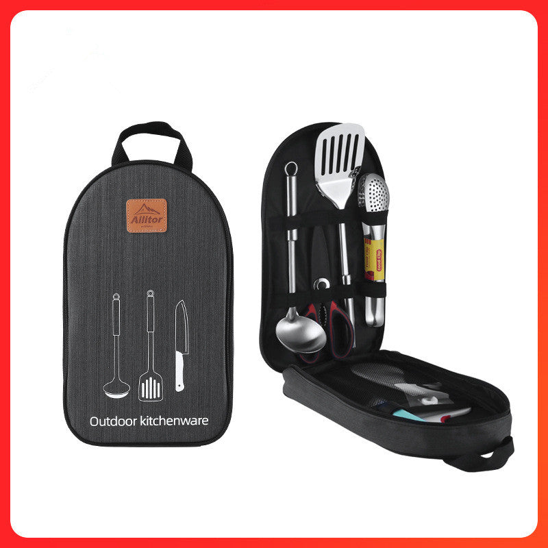 Outdoor Picnic Camping Cookware Storage Bag Set