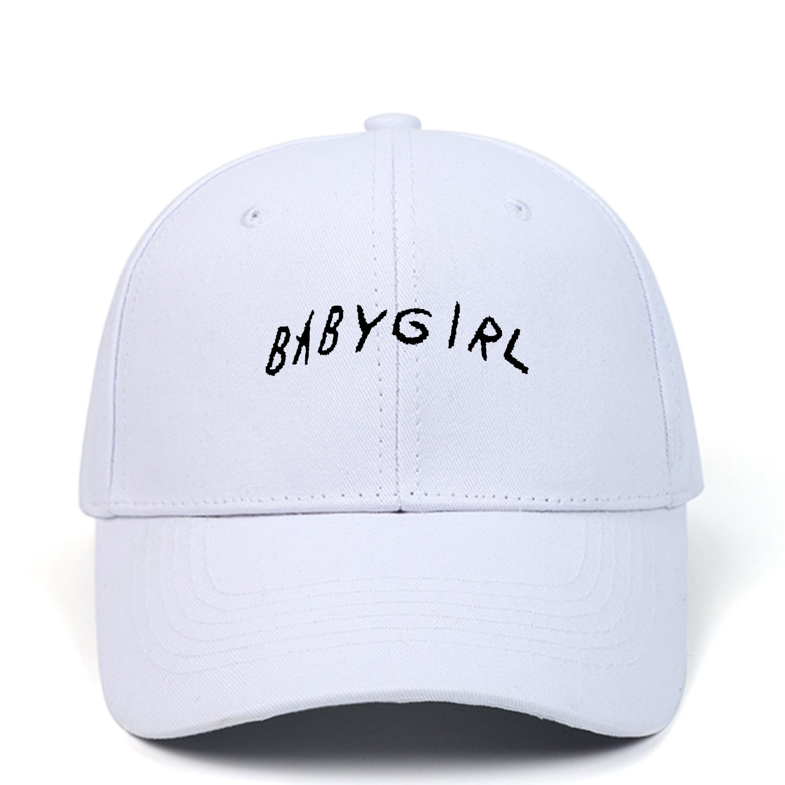 BABYGIRL Embroidered Baseball Cap Outdoor Sports Sun Visor
