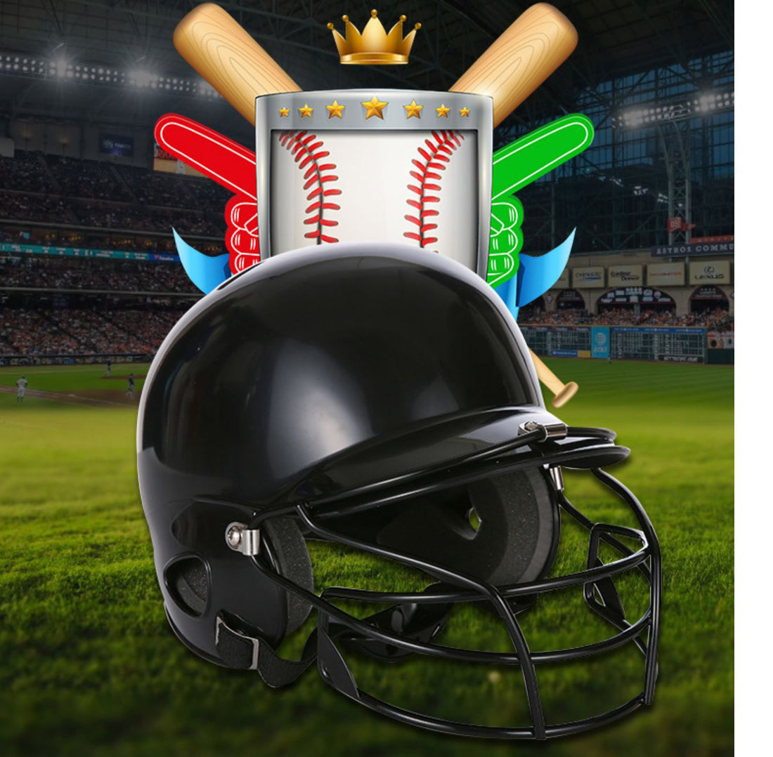 Professional Baseball Batting Helmet With Face Guard