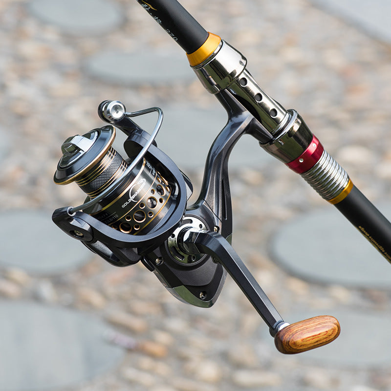 Telescopic Fishing Rod Spinning Reel Combo Carp Fishing Kit