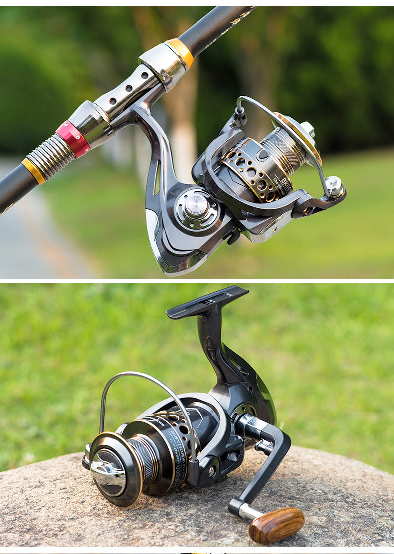 Telescopic Fishing Rod Spinning Reel Combo Carp Fishing Kit