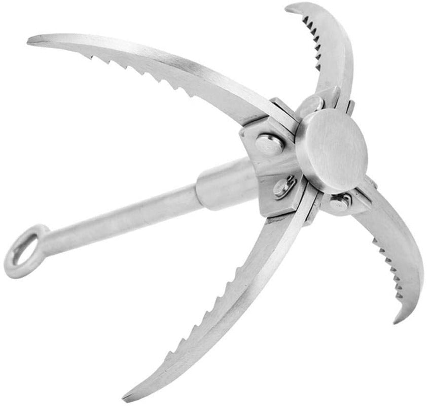 Outdoor Stainless Steel Tiger Claw Climbing Hook Survival Tool