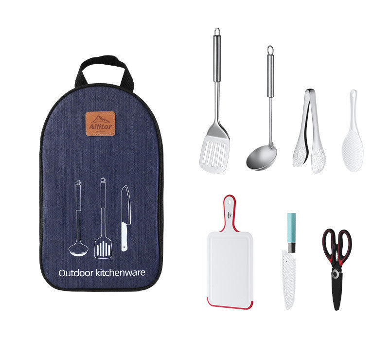 Outdoor Picnic Camping Cookware Storage Bag Set