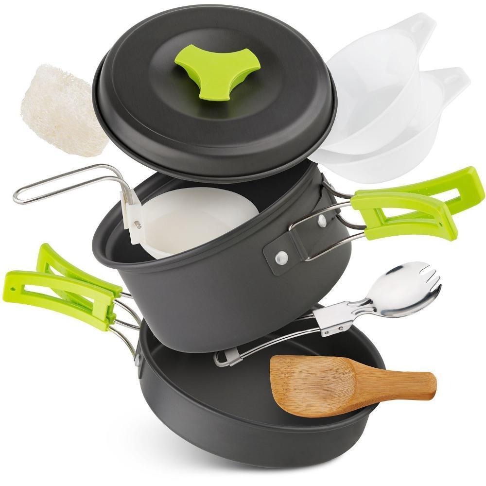 Camping Cookware Set For 1 To 2 People