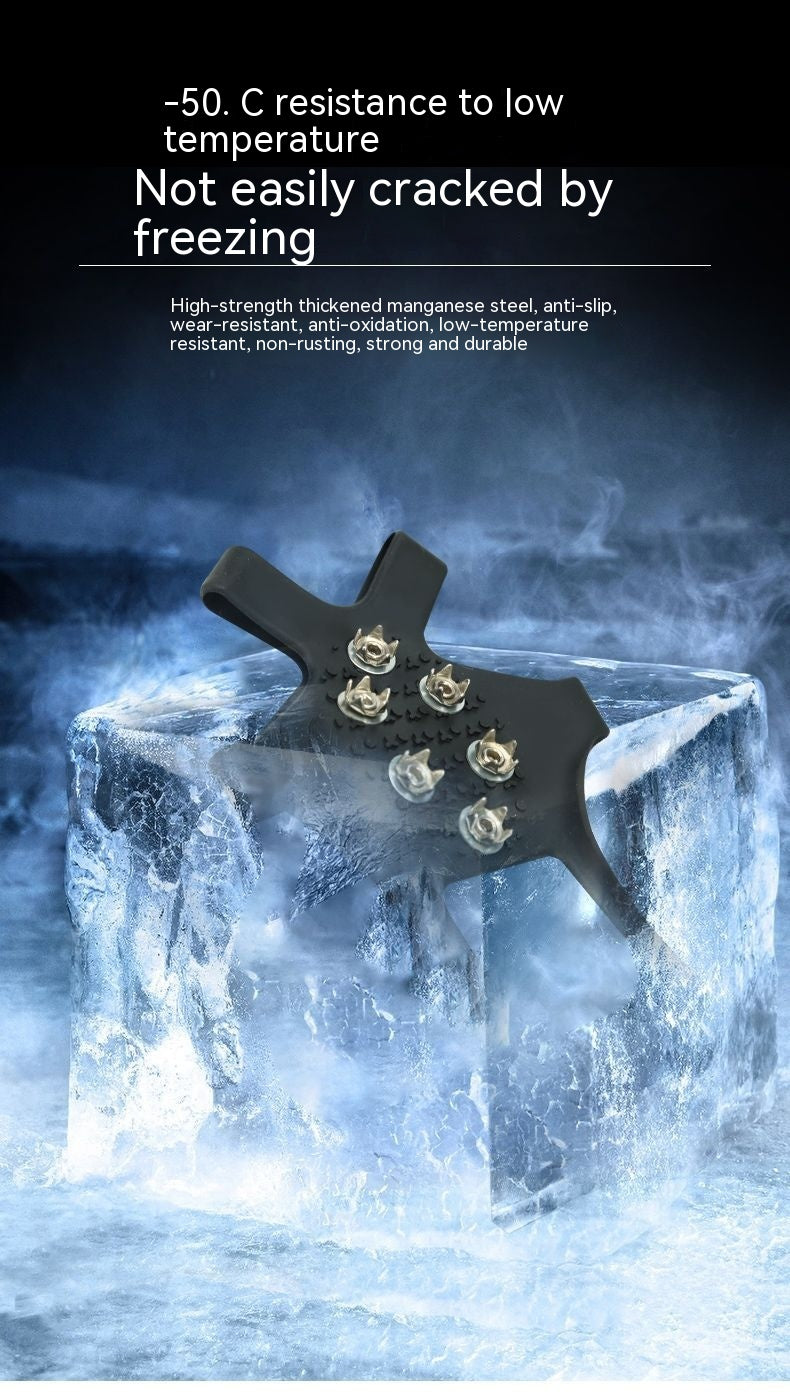 Outdoor Mountaineering Ice Fishing Snow Crampons Non Slip Shoe Cover