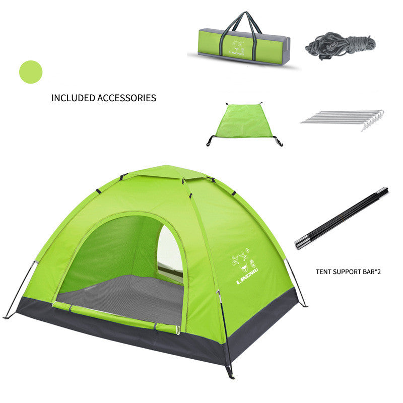 Single Layer Camping Tent Outdoor Beach Hiking Tent