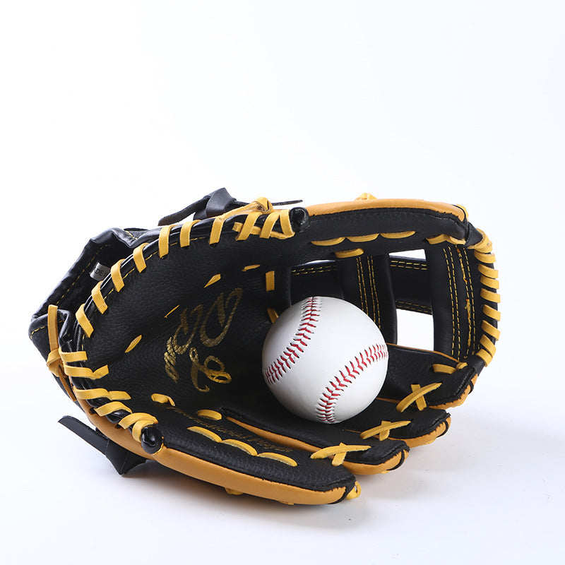 Personality Two-layer Cowhide Baseball Strike Gloves