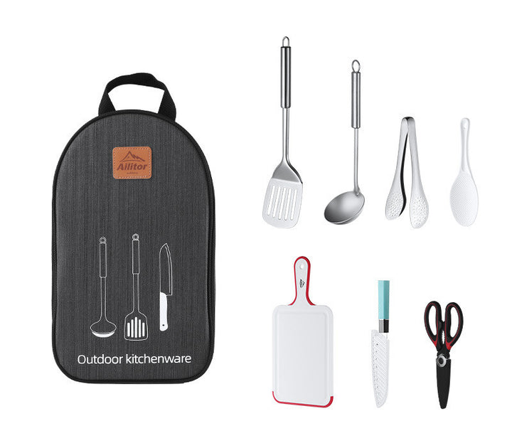 Outdoor Picnic Camping Cookware Storage Bag Set