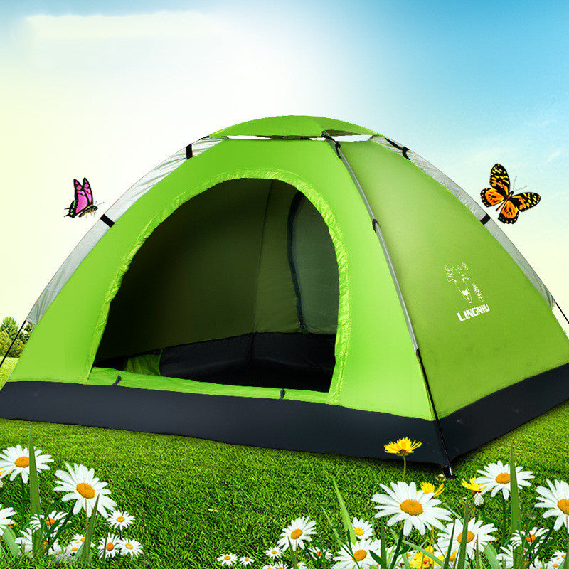 Single Layer Camping Tent Outdoor Beach Hiking Tent