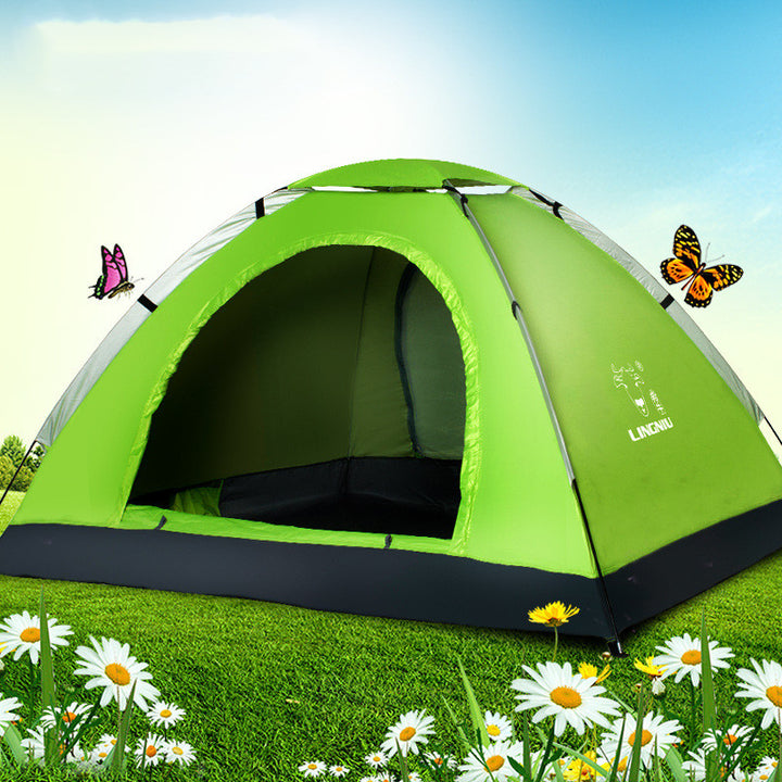 Single Layer Camping Tent Outdoor Beach Hiking Tent