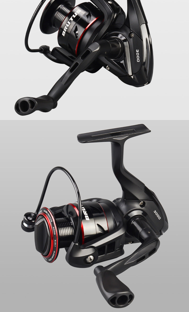 Telescopic Fishing Rod Metal Spinning Reel Lure Set