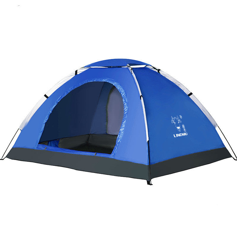 Single Layer Camping Tent Outdoor Beach Hiking Tent