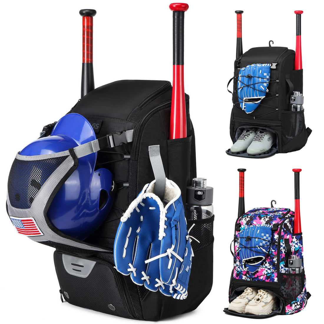 Baseball Equipment Backpack Large Capacity Multifunctional