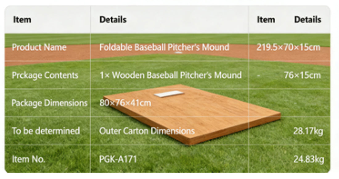 Portable Baseball Training Equipment With Incline Handle