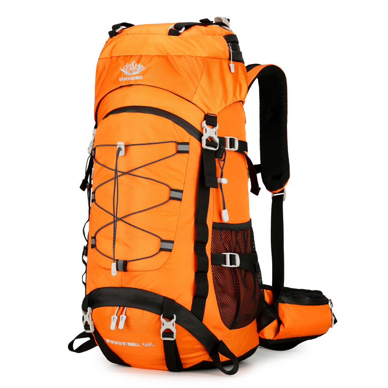 60L Hiking Camping Travel Backpack Large Capacity Outdoor Sports