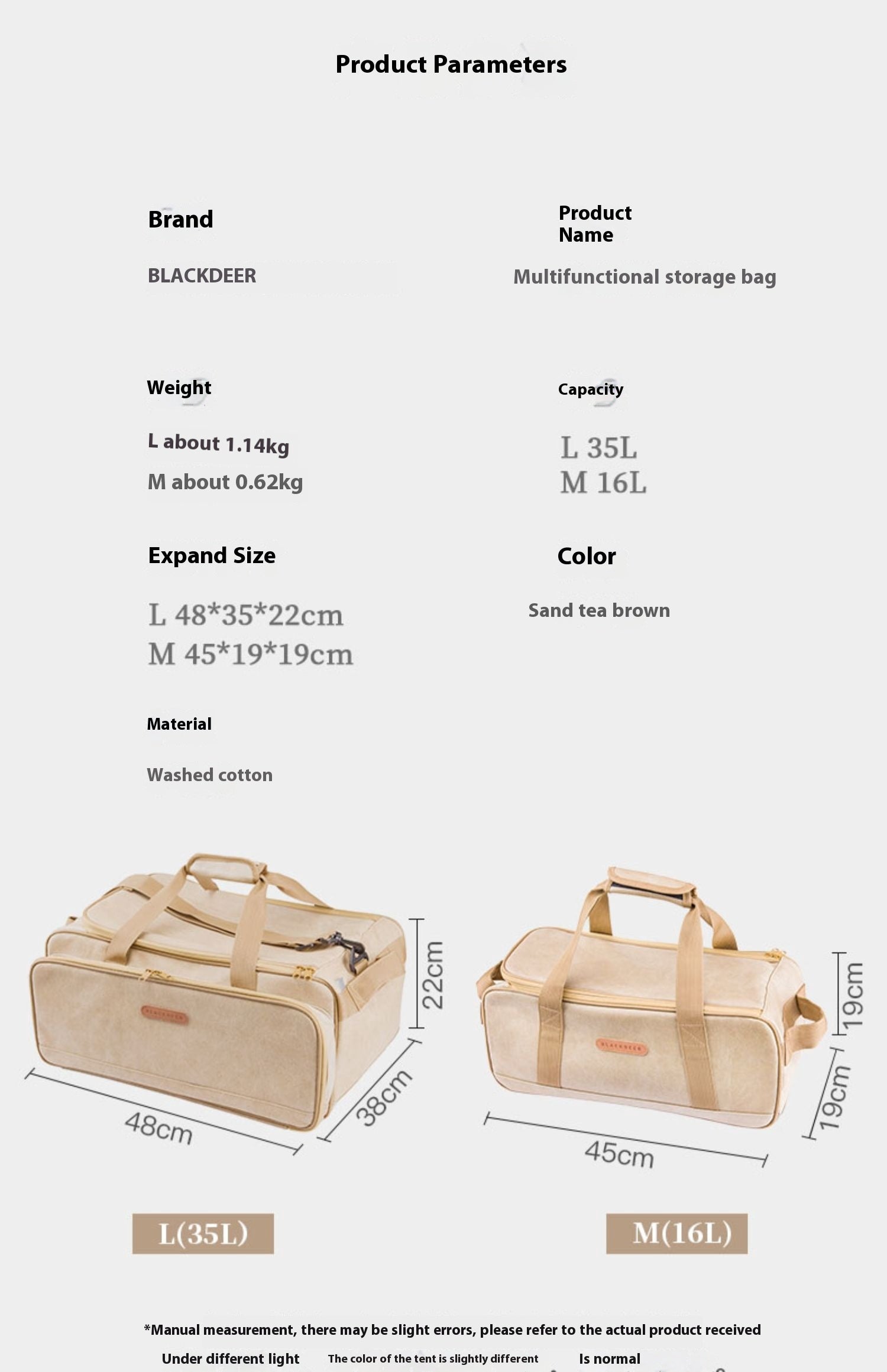 Camping Tableware Stove Cookware Picnic Storage Bag