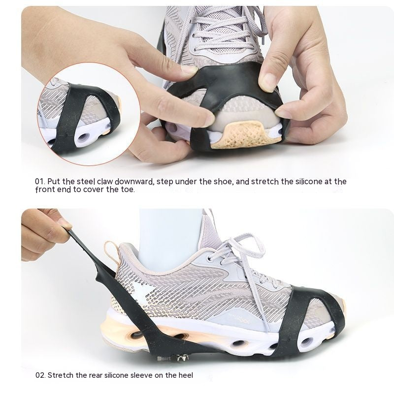 Outdoor Mountaineering Ice Fishing Snow Crampons Non Slip Shoe Cover