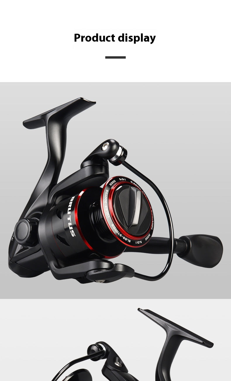 Telescopic Fishing Rod Metal Spinning Reel Lure Set
