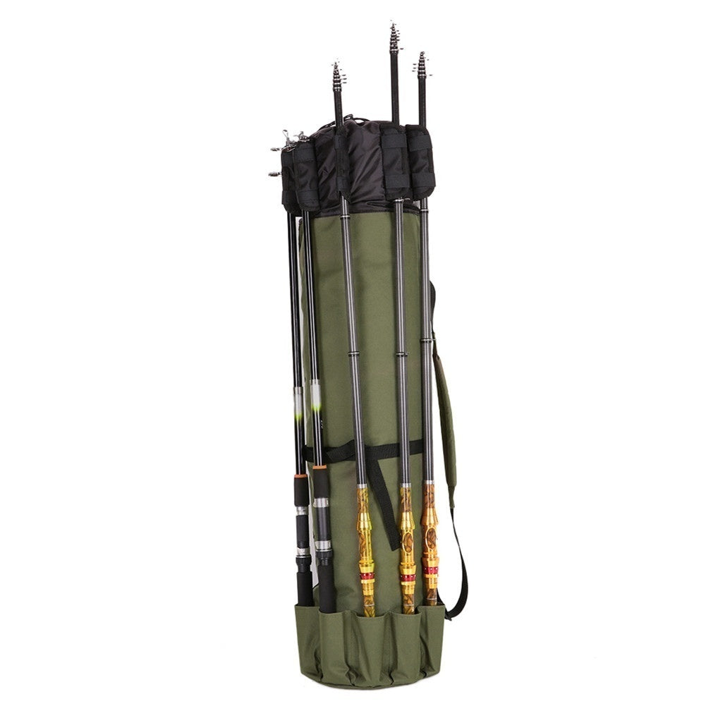 Portable Fishing Rod Storage Bag With Reel Organizer