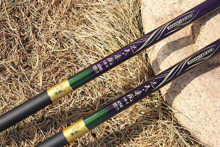 High Carbon Light Hard Fishing Rod 6H 19 Tune Black Pit Rod
