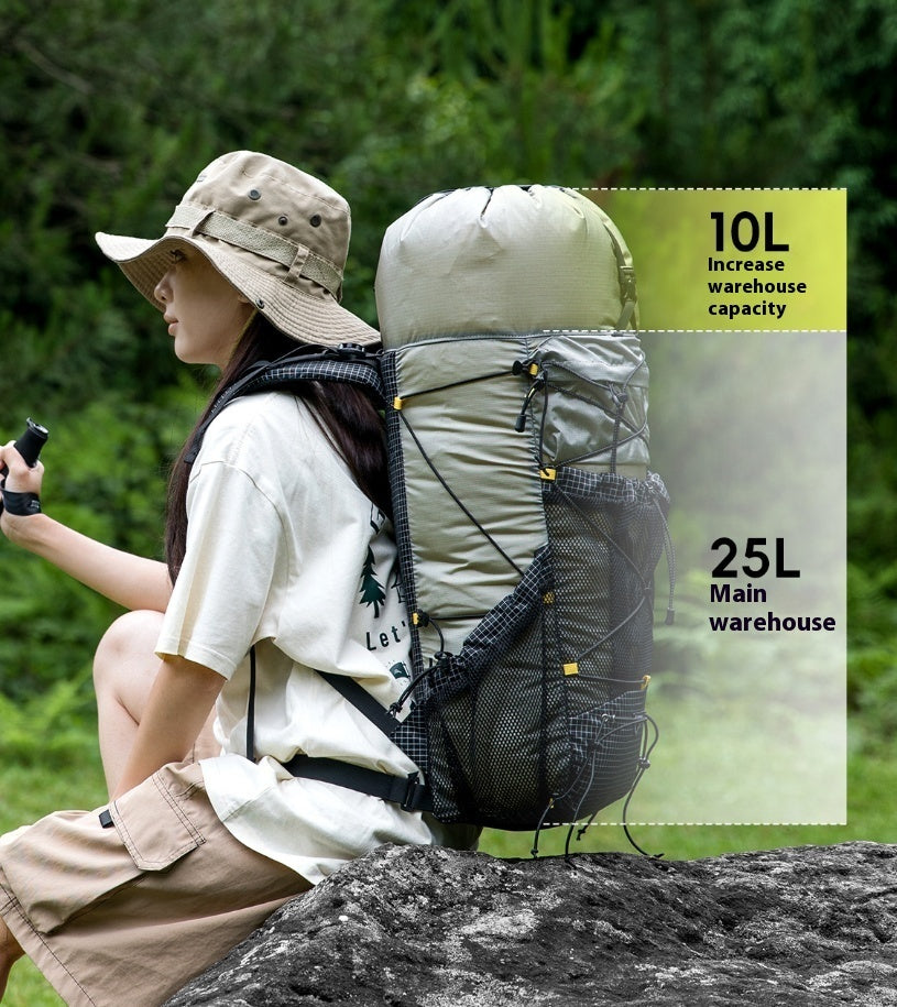 Outdoor 35L Mountaineering Backpack Large Capacity Hiking Bag