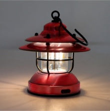 Outdoor Retro Camping Lantern USB Rechargeable Tent Light L-088