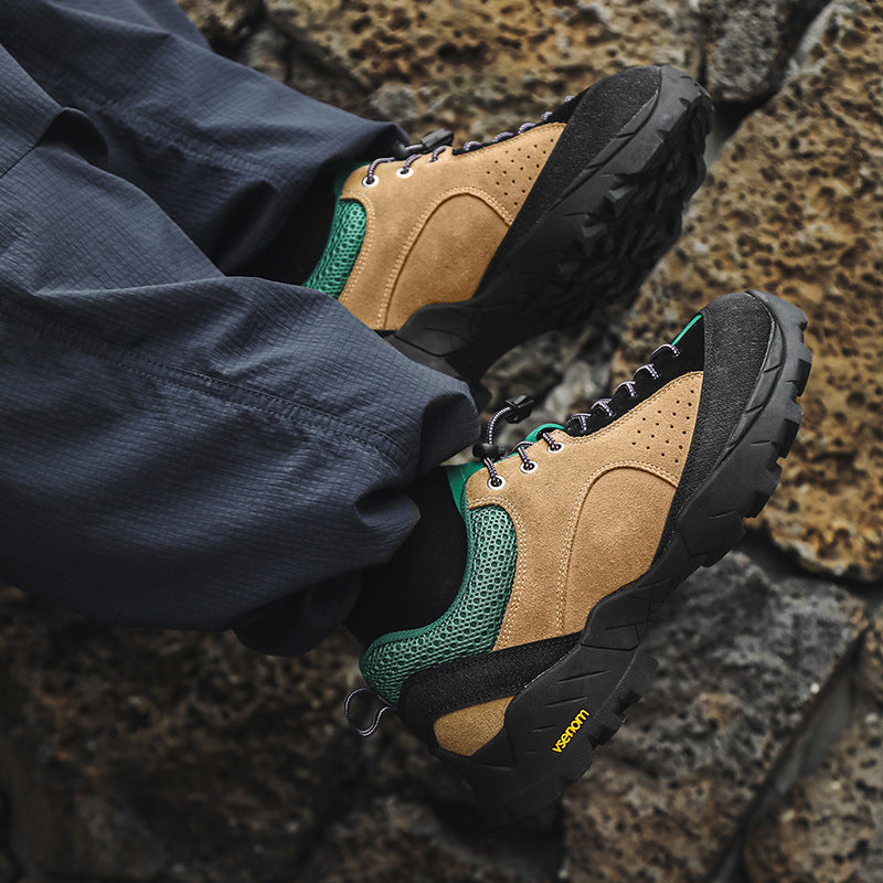 Niche Leather Hiking Boots Outdoor Climbing Travel Shoes