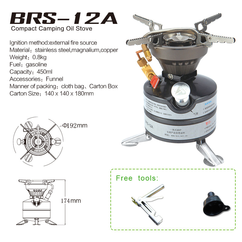 Heavy Duty Gasoline Camping Stove Outdoor Mountaineering Stove
