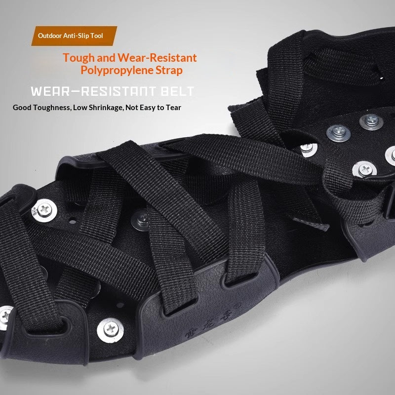 Professional Outdoor Crampons Non Slip Shoe Covers Anti Slip Studs Snow Ice Climbing