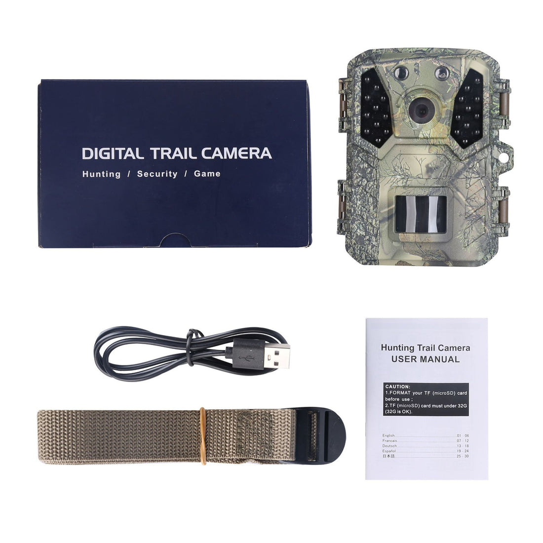 Outdoor Infrared Night Vision Waterproof Hunting Camera