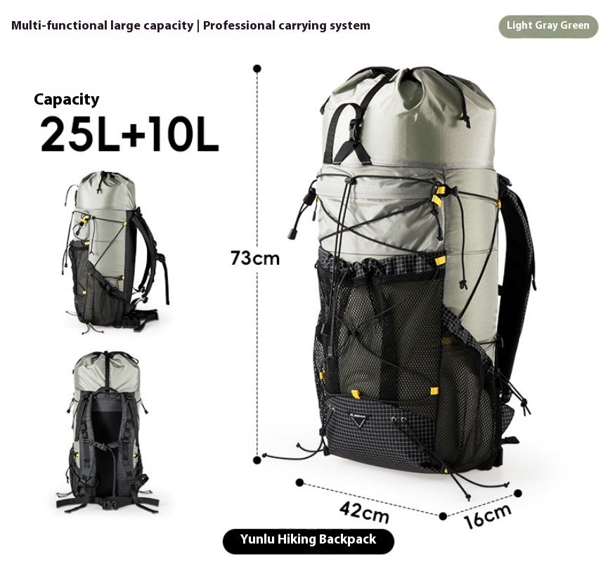 Outdoor 35L Mountaineering Backpack Large Capacity Hiking Bag