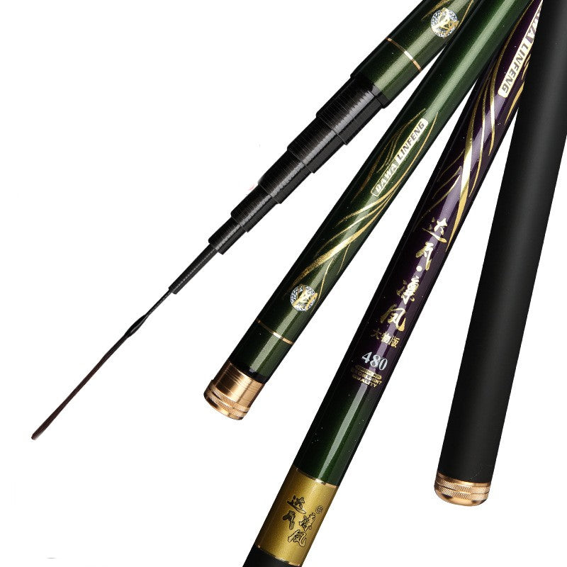 High Carbon Light Hard Fishing Rod 6H 19 Tune Black Pit Rod