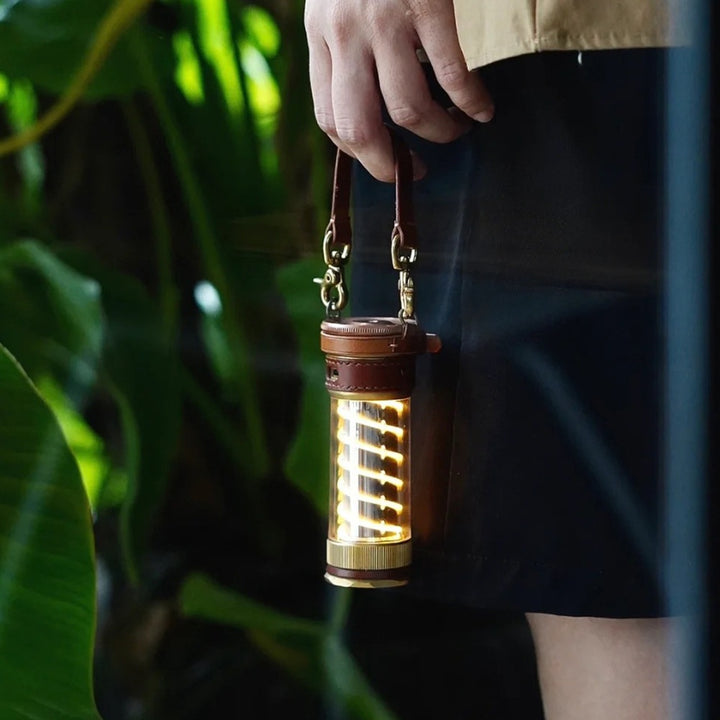 Camping Lantern Leather Hanging Rope Set 3 Piece